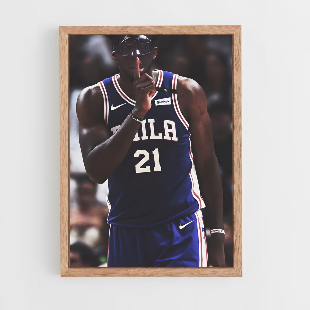 Poster Joel de embiid – affiche Basketball (vue 4)